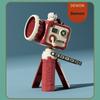 Creative Retro Camera Handheld Fan With Usb Charging For Kids And Students
