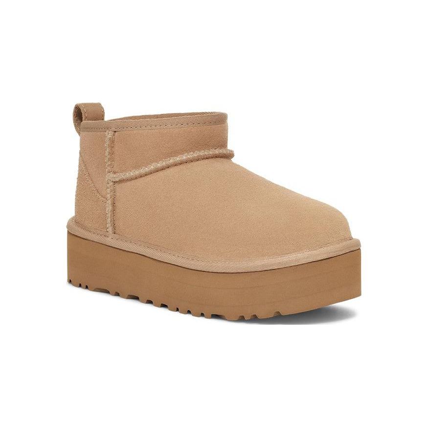 UGG Klasické Ultra Mini Platformové Čižmy Detské Sand Detské Tenisky Hnedé 1157791K-SAN