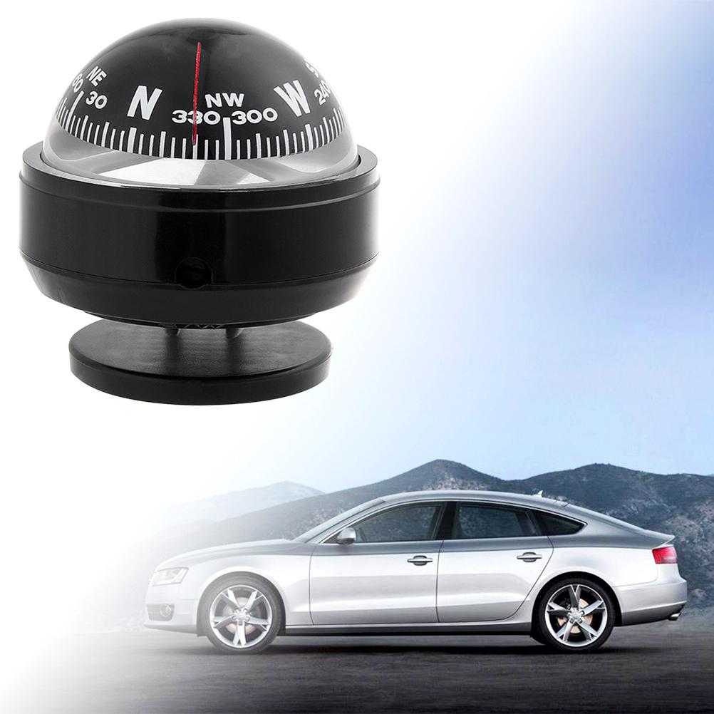 Car Dashboard Mount Navigation Compass Ball Plastic Direction Guidance Tool Camping Hiking