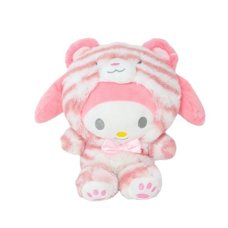 Adorable Tiger Kuromi My Melody Cinema Roll Pudding Dog Plush Toy Ultra Soft Short Plush Doll