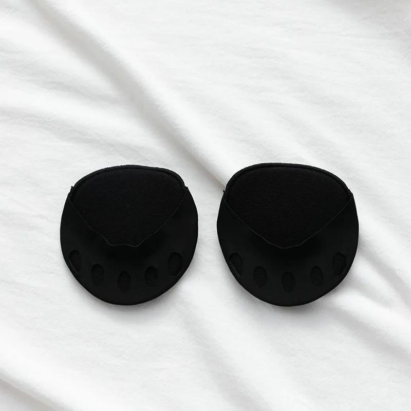 Five Fingers Forefoot Pads for Women High Heels Half Insoles Summer Thin Breathable Ice Silk Invisible No Show Socks Insoles