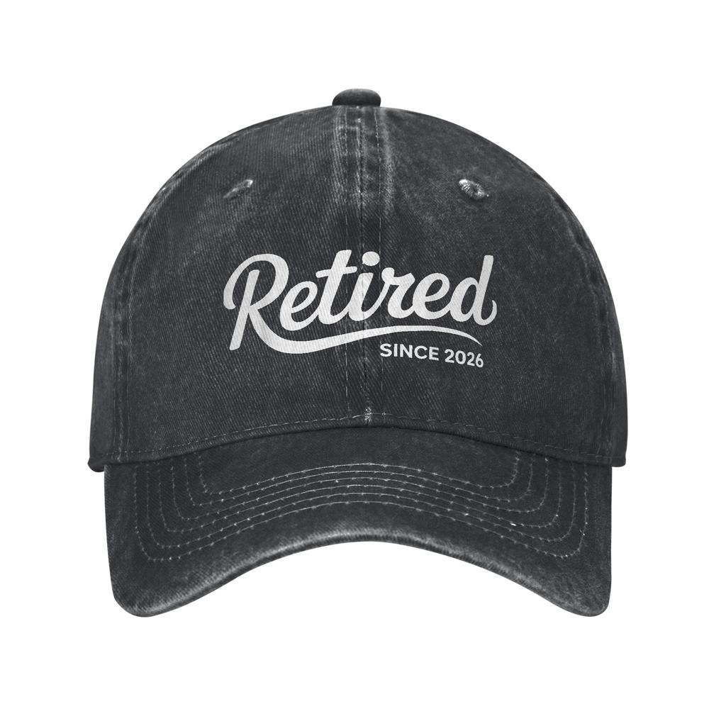 Retirement Funny Retired Not My Problem Anymore Washed Baseball Cap Street Style Sun Trucker Hat Summer Sports Cap