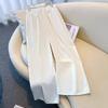 Women's High Waist Wide Leg Summer Pants - Slimming, Elastic, Loose Fit