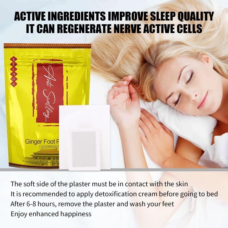 Eelhoe Nourishing Foot Pads For Relaxation And Wellness With Herbal Ginger Essence