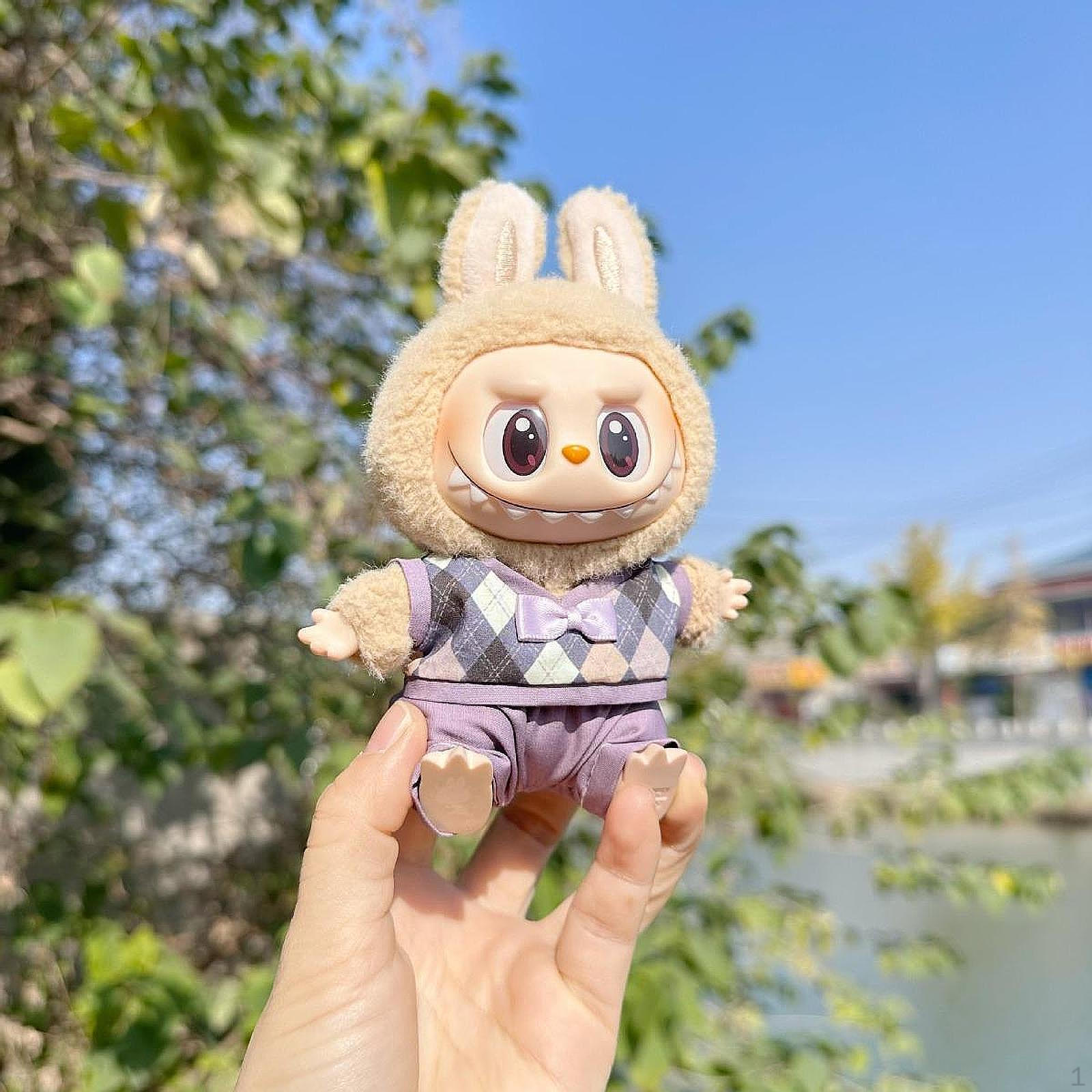 

2 предмета кукольная клетчатая одежда костюмы фото реквизит для детей подарок на день рождения стильный кулон Purple Pants