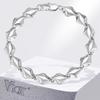 Vnox Men's Hiphop Bracelet Stainless Steel Chunky Chain Geometry Link Wristband 9.7MM Width, Stylish Party Gift Birthday Jewelry