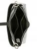 David Jones women's shoulder bag, black eco-leather