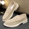 High Quality Spring Autumn Men Loafers Soft Leather Sneakers Shoes Men Casual Shoes Slip on Flats Driving Shoes chaussure hommes