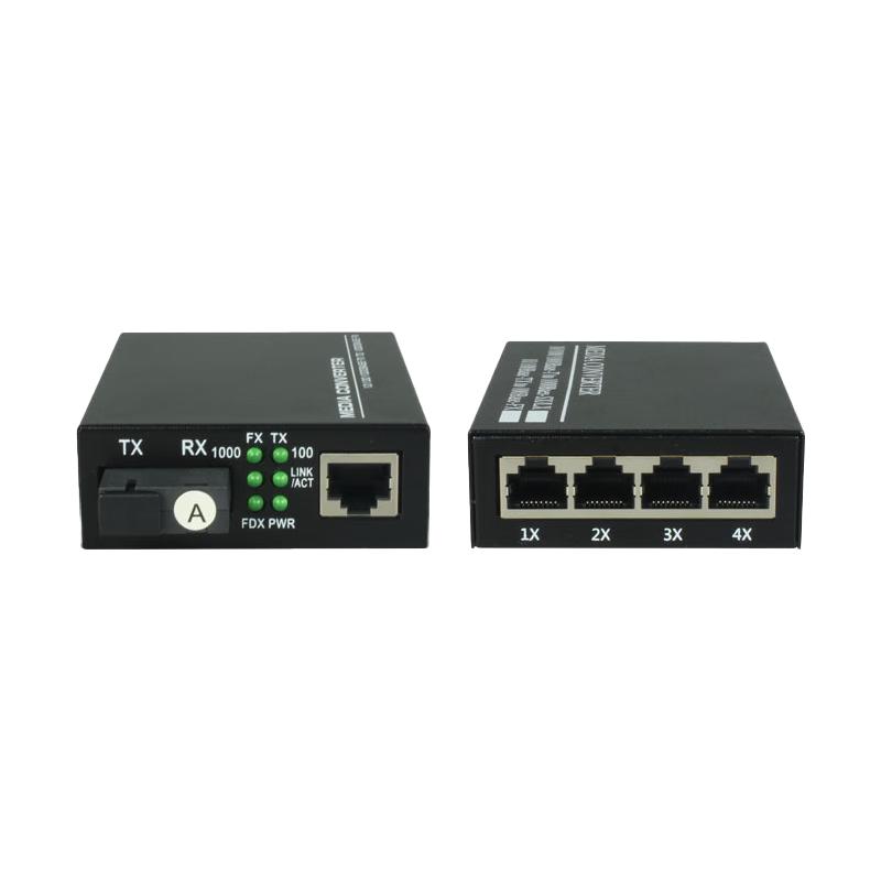 

Gigabit Single-Mode Fiber Optic Media Converter