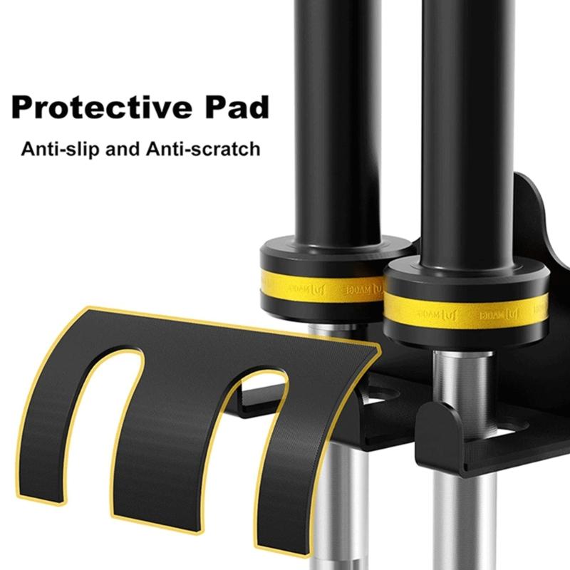 Heavy Duty Efficient Vertical Barbell Holder Stand For Garage Gym Space Saving Equipment Organizers Tidy Workout Spaces