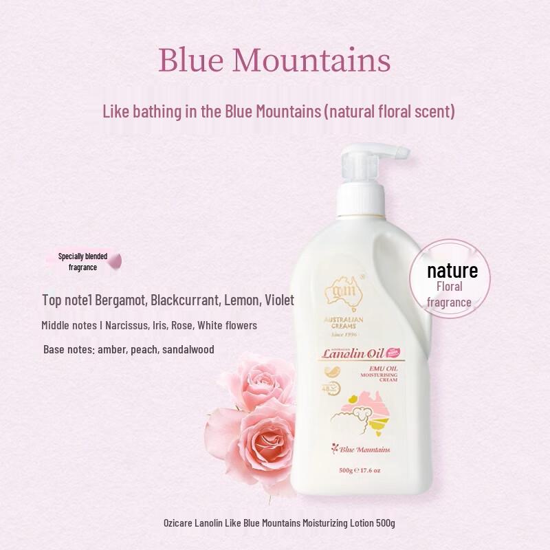 Ozman Lanolin Blue Mountain Moisturizing Lotion
