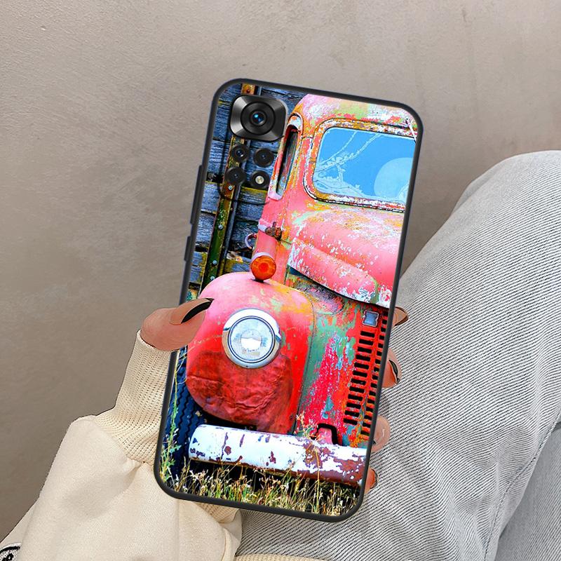 Old Retro Tractors Car For Xiaomi Redmi Note 13 9 10 11 12 14 15 Pro Plus Case Cover For Redmi 14C 10C 12C 13C 15C