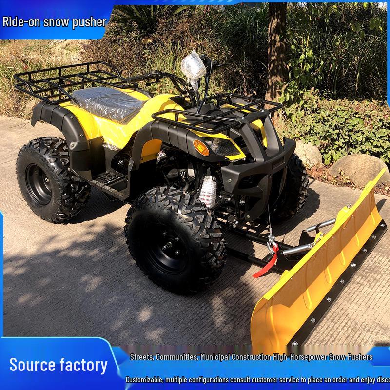 22HP Off-Road Ride-On Snow Sweeper with Extended Operation Flexibility