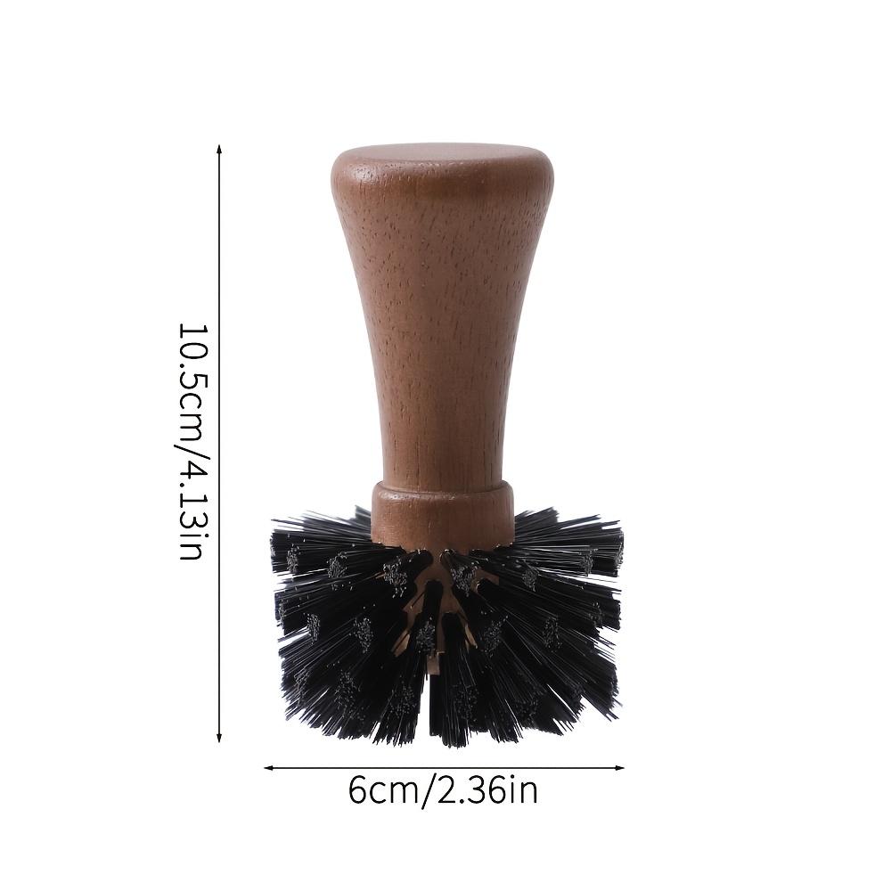 

1Pcs Wooden-Handled Powder Bowl Brush, Solid Wood Handle, Nylon Bristles, Essential For Baristas To Clean The Powder Bowl/Handle Of Espresso Machines 1Pcs