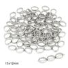 50Pcs Two Hole Ccb Beads Frame Spacer Beads Diy Necklace Bracelet Connectors