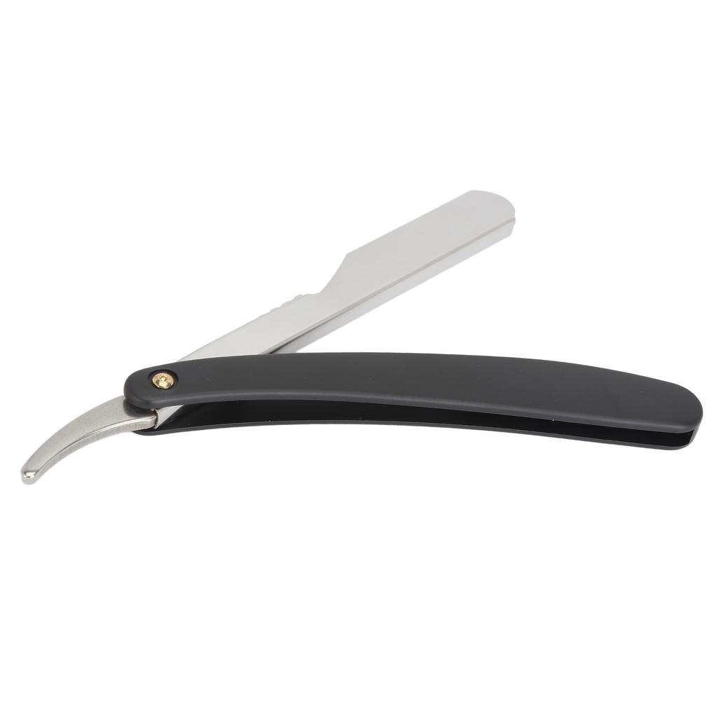 Vintage Manual Beard Knife Ergonomic Streamline Folding Holder Beard Trimmer Rack for Men