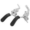 1 Pair Wheelchair Brakes Aluminium Alloy Side Mount Sensitive Easy Installation Wheelchair Hand Brake Assembly