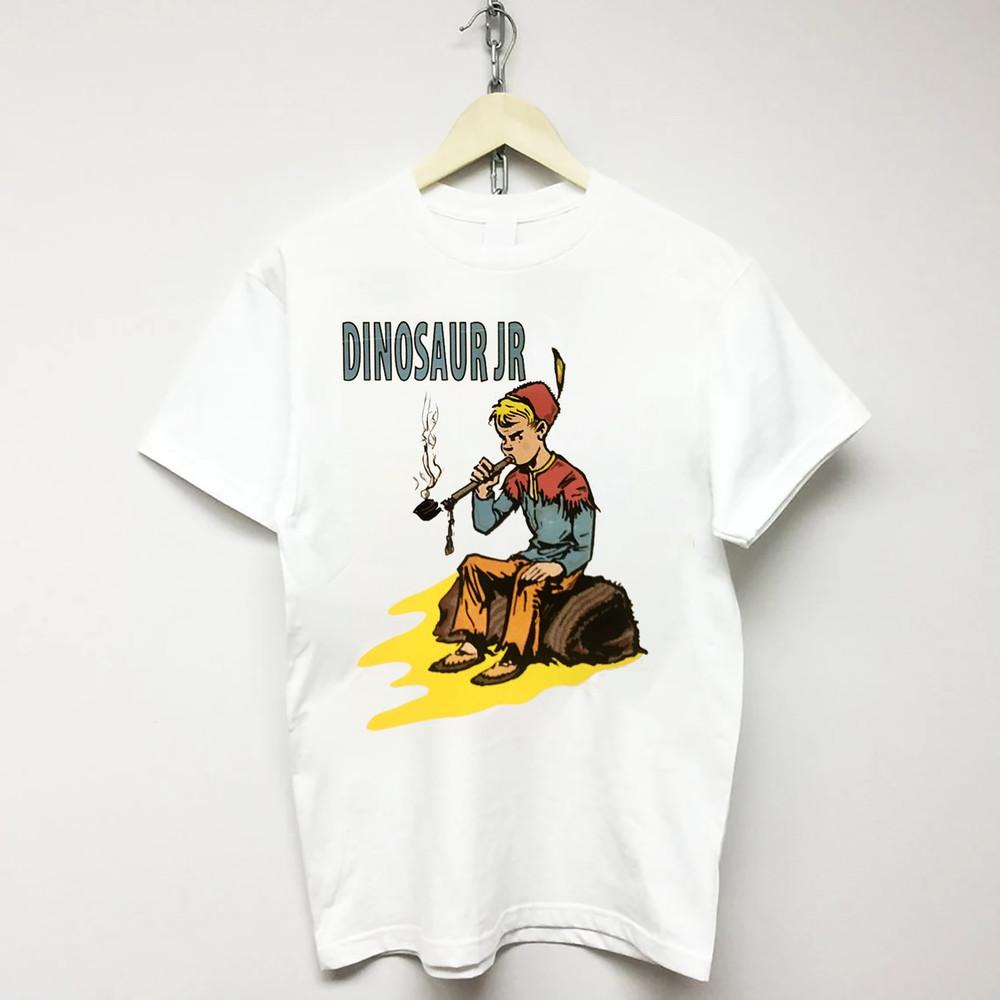 Dinosaur Jr T-Shirt Short Sleeve White Cotton Unisex Size S to 2345XL Unisex T-Shirt M