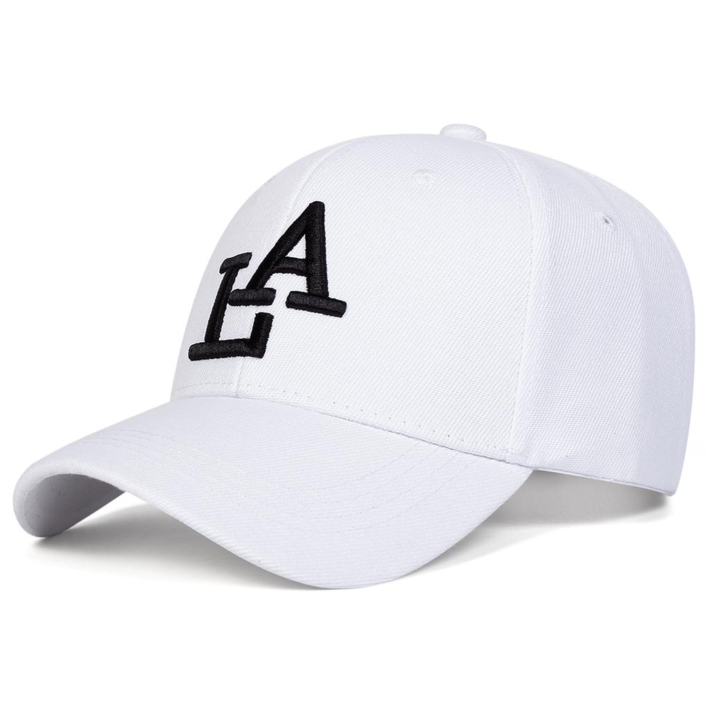 Unisex LA Embroidery Baseball Caps Spring Autumn Outdoor Adjustable Casual Hats Sunscreen Hat Sports Cap