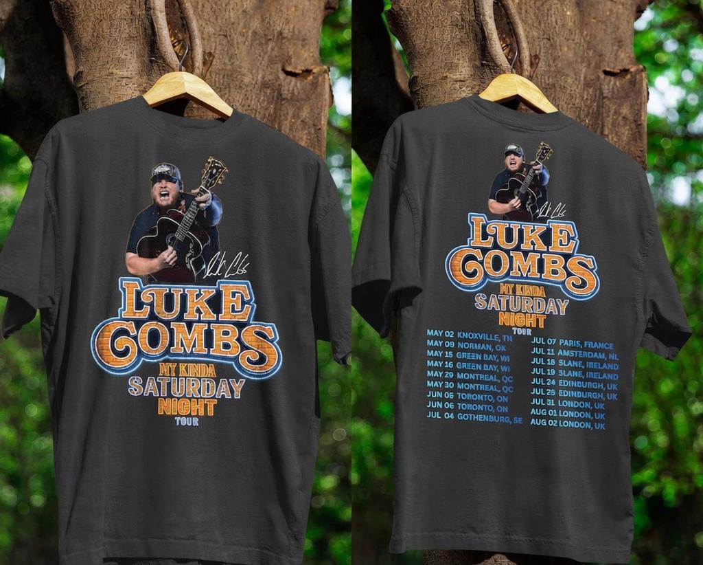 Maglietta Tour 2026 di Combs, Maglietta Concerto Luke Combs, Maglietta Concerto Country Luke