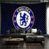 The Blues Wall tapestry, aesthetic printed fabric blanket, suitable for bedroom, living room, and home decor.