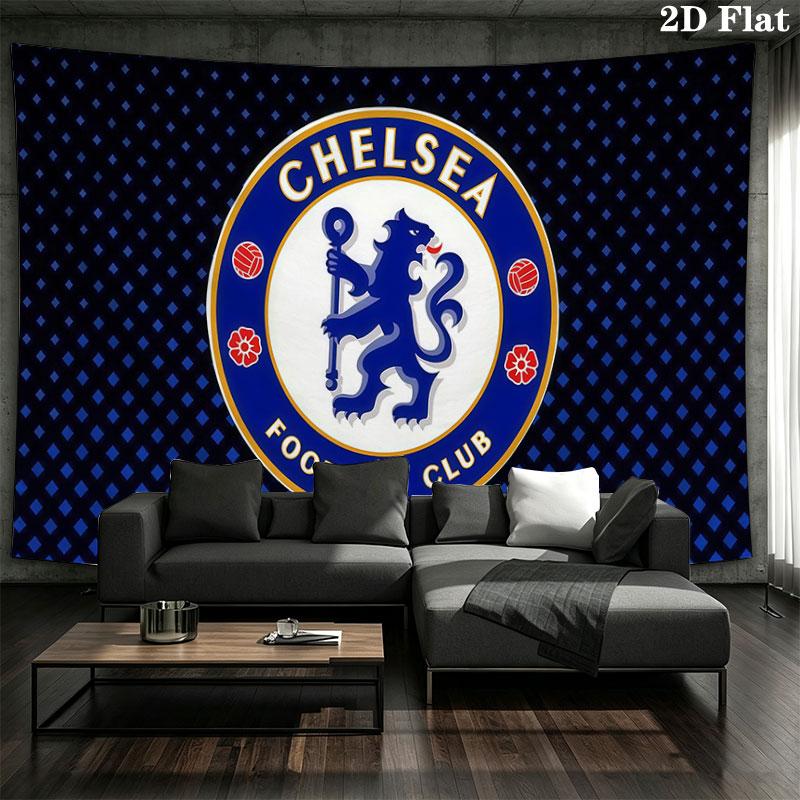 The Blues Wall tapestry, aesthetic printed fabric blanket, suitable for bedroom, living room, and home decor.