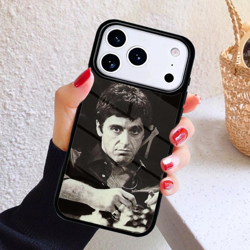 Tony Montana Scarface Al Pacino Phone Case For iPhone 17 Air 16 15 14 13 12 11 Pro Max Plus