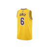 Nike xNBA Lakers  LeBron James No. 6 Jersey  Unisex  Yellow