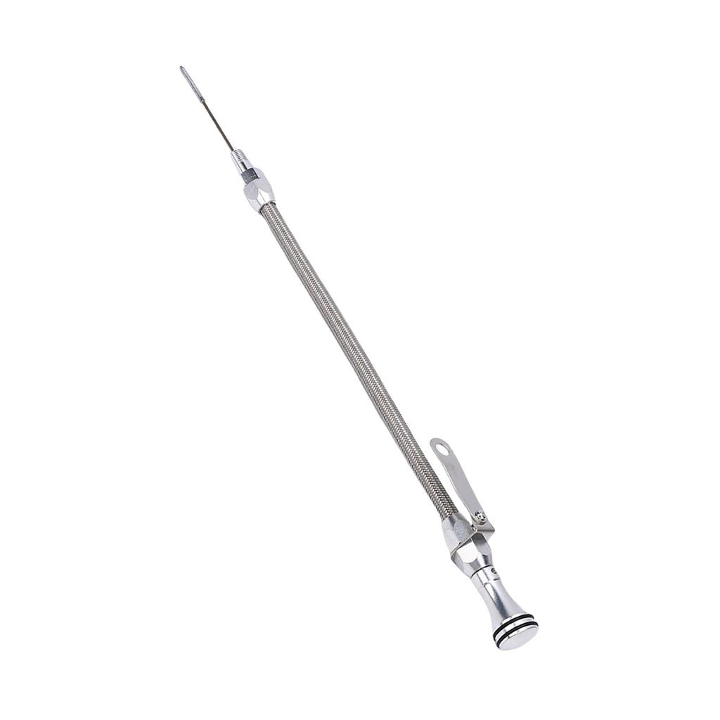 Universal Oil Pan Dipstick 20 Inch 1 4 Inch NPT Connector Accurate Flexible Stainless Steel Dipstick