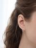 Lucore Silver 925 Twisted Teardrop Stud Earrings