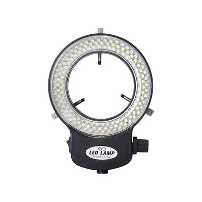 HAYEA LED Ring Light for Stereo LED Illumination Device with 144 LED Adjustable Power Adapter for Microscope Camera Lenses with Microscopes, Beads,