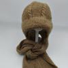 Winter Scarf Set, Coral Fleece Lining Windproof Ski Mask, Christmas Gift for Women Men, Outdoor Sports Ear Warmer Accessories
