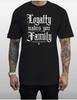 Camiseta Gráfica streetwise Loyal Family Negra y Borgoña y Gris M-5XL Unisex
