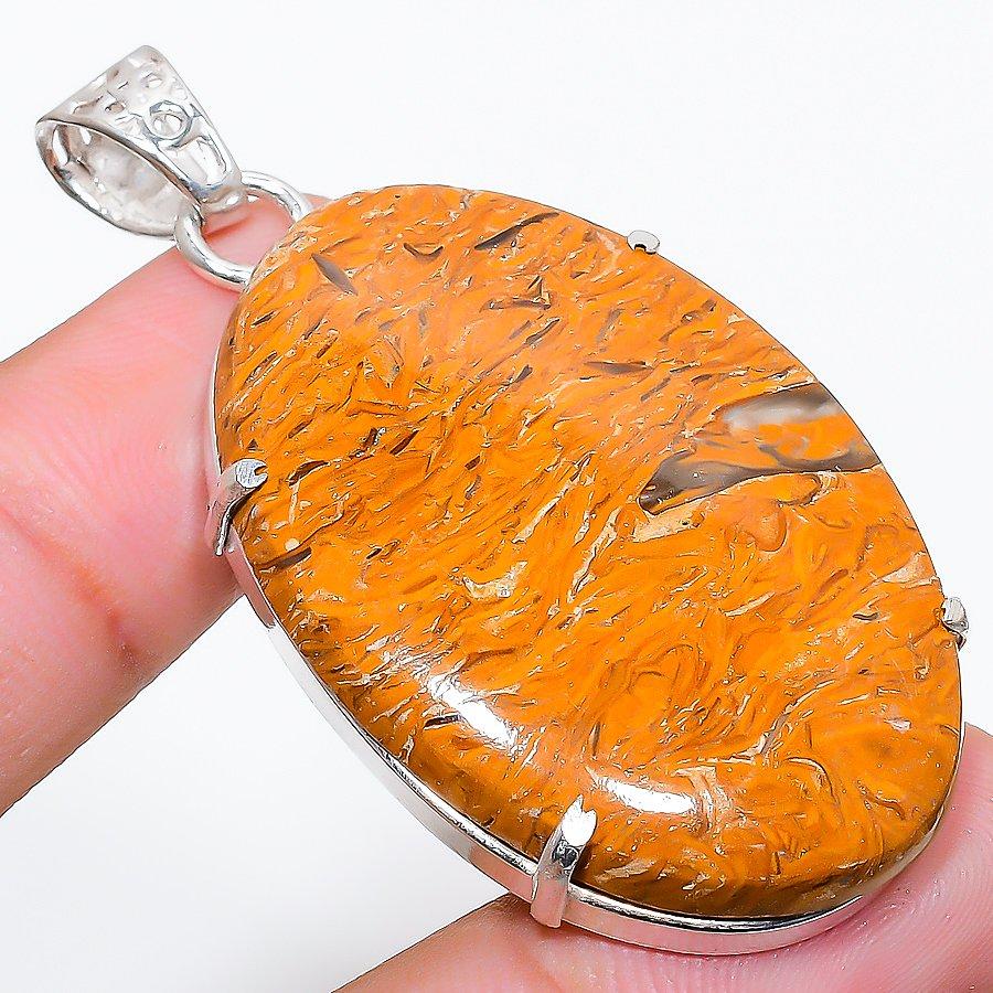 

Marium Jasper Gemstone Handmade Ethnic Jewelry Pendant 2.21 SR-3204