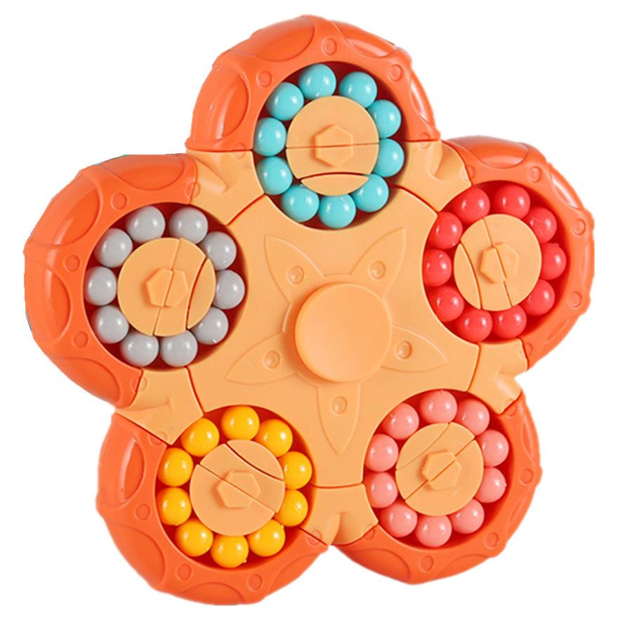 Magic Bean Cube Finger Gyro Rotating Antistress  Develop Intelligence Decompression Fidget Toy Adults Kids Gift