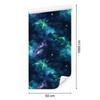 Watercolor Galaxy Wallpaper Navy Blue, Turquoise, Sky Blue and Sea Blue 50x1000
