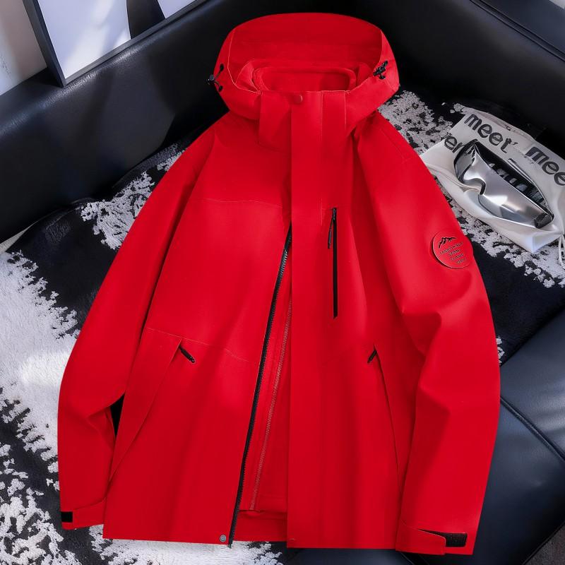 Unisex Winter Waterproof Windproof Outdoor Jacket With Removable Fleece Liner Hiking Camping Travel