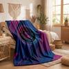 Manchester City Theme Fleece Blanket Cozy Soft Plush Blanket For Bedroom Couch Travel