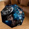1pc Corpse Bride Automatic Open/Close Umbrella Compact Folding Umbrella with 8-Rib Shaft Lightweight Esign, for Women/Men1182A