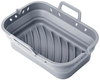 Set of Silicone Inserts for Fat Fryer, 2 Pieces, Rectangular, 20.5x14.5cm, Foldable, KLAUSBERG KB-7791