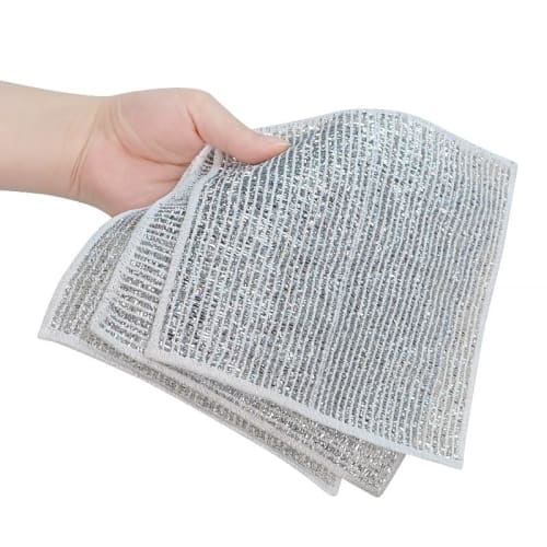 

3-предметная проволочная салфетка для мытья посуды, металлическая проволочная салфетка, не царапающая проволока, скребет, не царапая, мытье посуды, сетчатая салфетка, чистка бутылок, двусторонняя, чистая