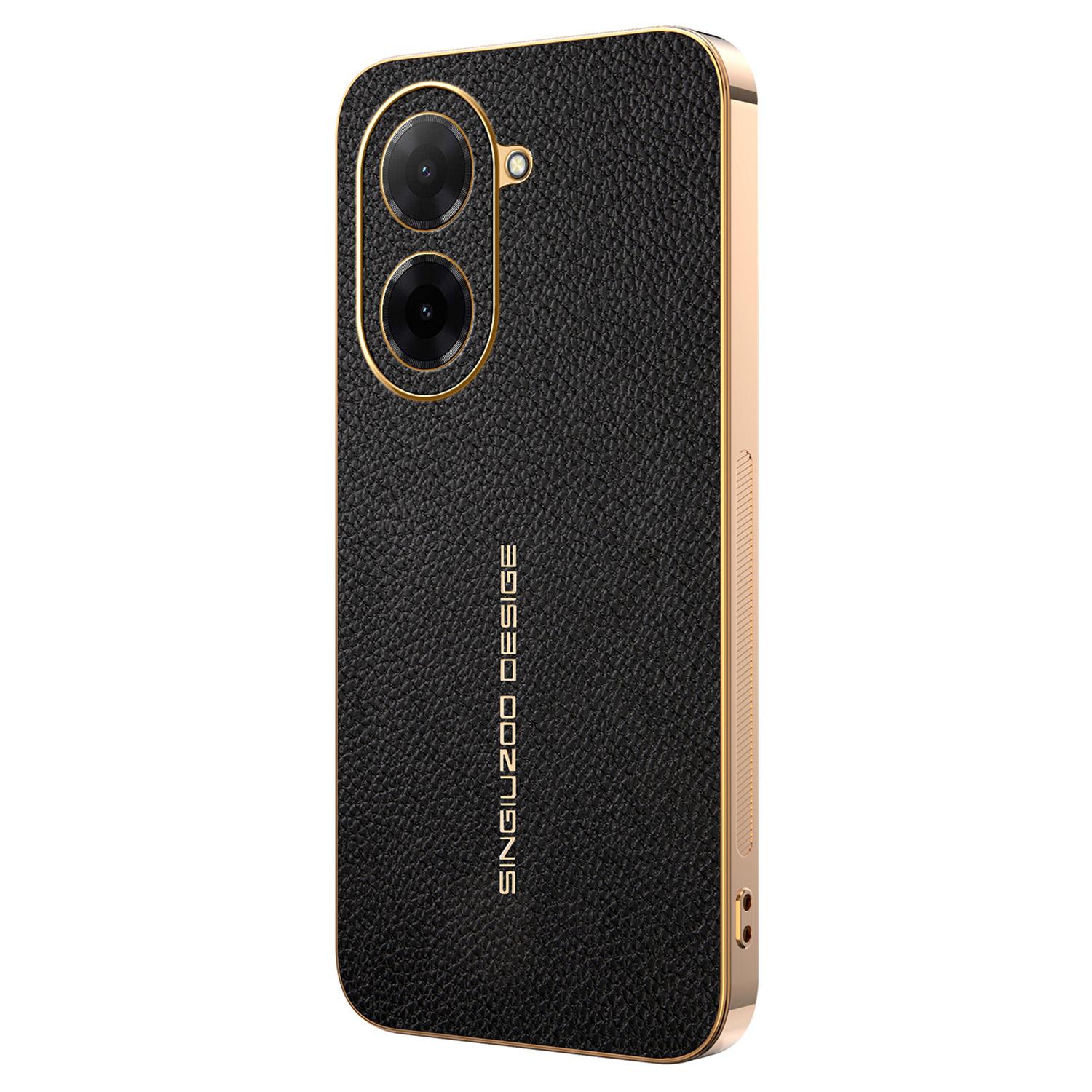 

Для Xiaomi Redmi A5 NFC (Європа) (173.45мм) Чохол Проти подряпин Текстура лічі ТПУ Шкіра ПУ Задня кришка для телефону