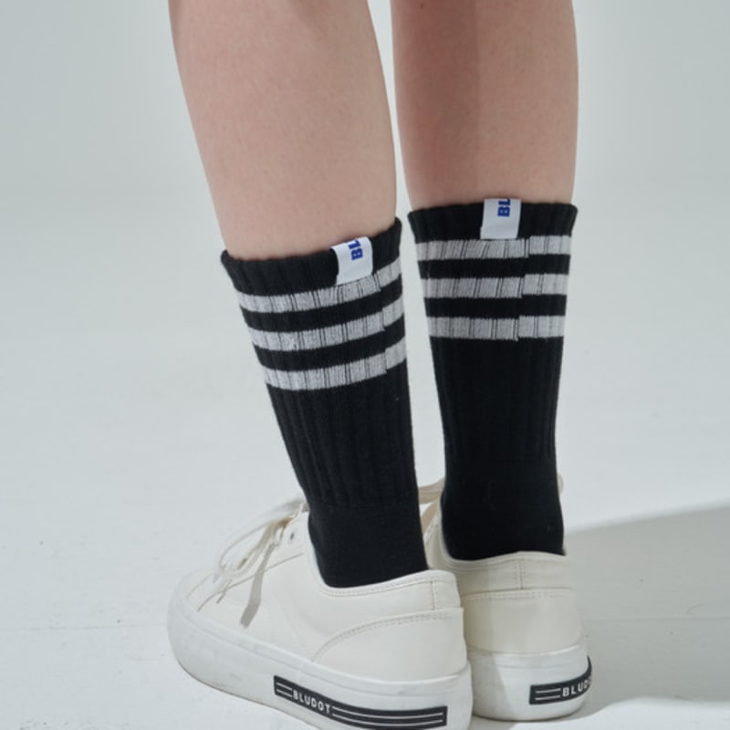 BLUDOT Heavyweight Cushion Socks_BK