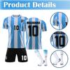 Conjunto de fútbol para el Mundial de Fútbol para niños/adultos en Argentina conjunto W 1986-Maradona 24# 25-26