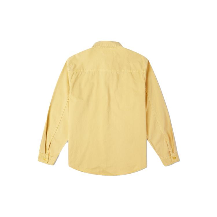 Men's Converse Casual Woven Button Cardigan Retro Long Sleeves Jacket Gold 10022012-A03