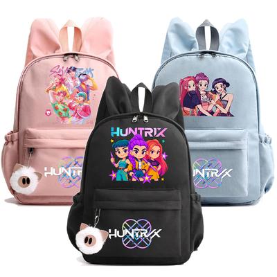K-Pop Printed Waterproof Backpack Student Teenager Bookbag for Boy Girl Bookbag Schoolbag Women Large Capacity Travel Bag Kid Gift Mochila