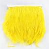 10Meters/Lot Saddle Pheasant Feathers On Tape Trim Fringe White Rooster Feather For Clothes Ribbon Sewing Trimmings Plumes Decor