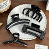 Retro Schwarz Weiß Punkte Geometrie Haarspange Damen Mädchen Elegant Haarnadeln Haarklammern Krabben Haarspangen Mode Haaraccessoires