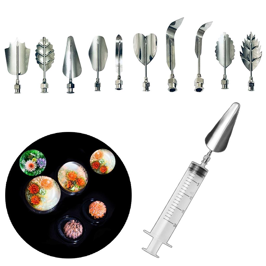 3D Jelly Flower Cake Gelatin Art Tool Russia Nozzle DIY Cake Decorating Tools