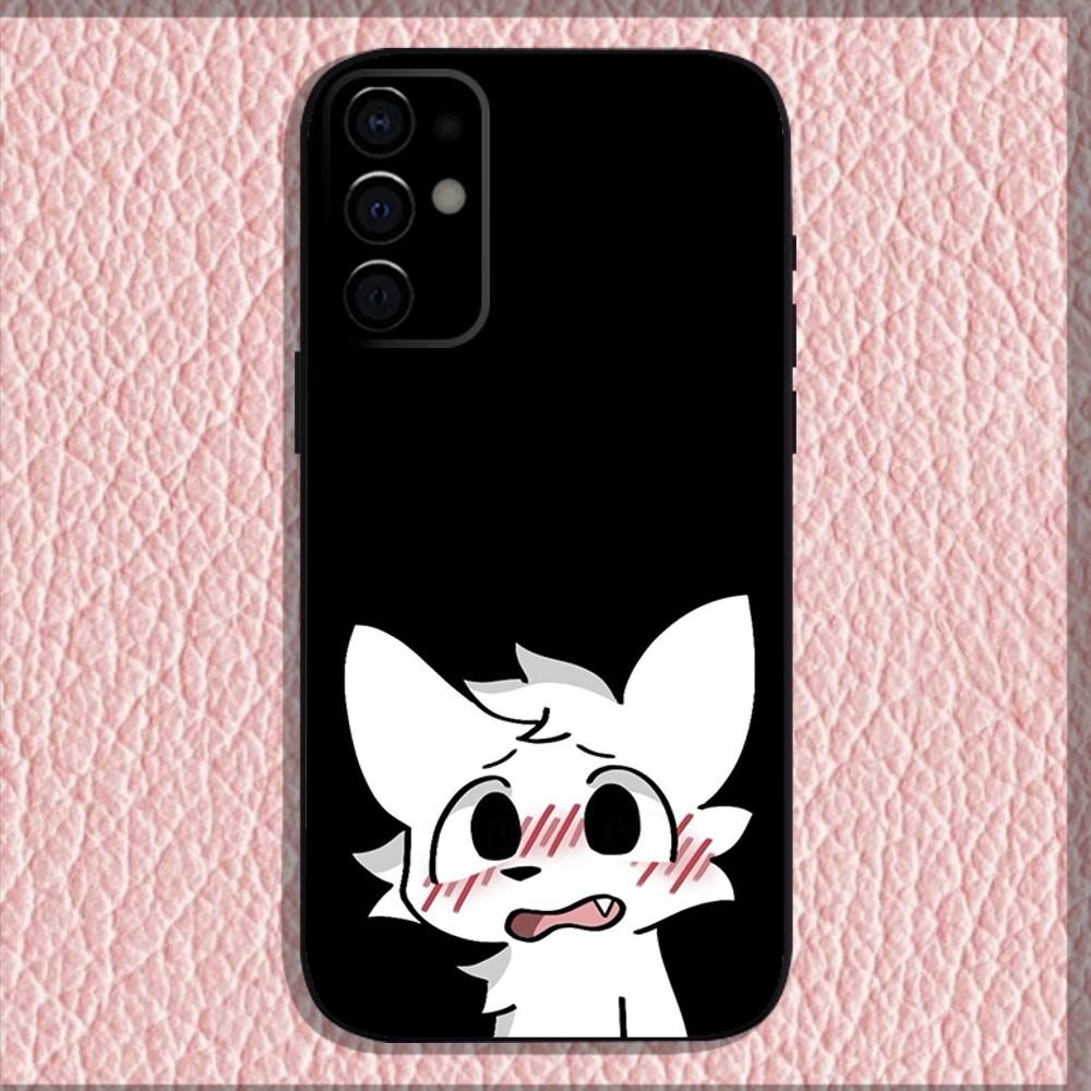 Cute B-Boykisser Phone Case For Samsung S24,S21,S22,S23,S30,Ultra,S20,Plus,Fe,Lite,Note,10,9,5G Black Soft Shell